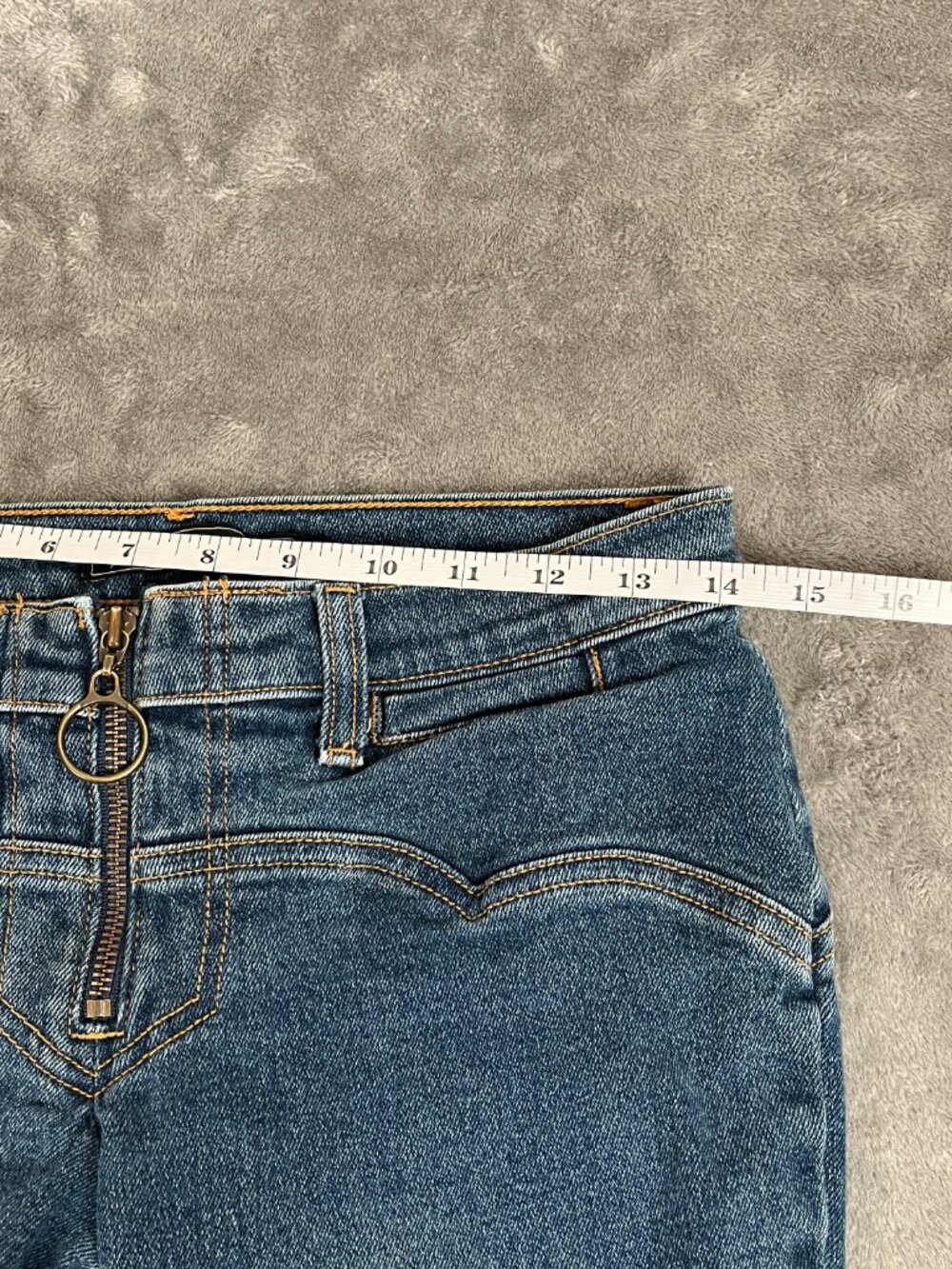 VTG Serfontaine Easy Rider Bootcut Jeans Women's 28 Low Rise Flare Designer Y2K - Picture 5 of 10